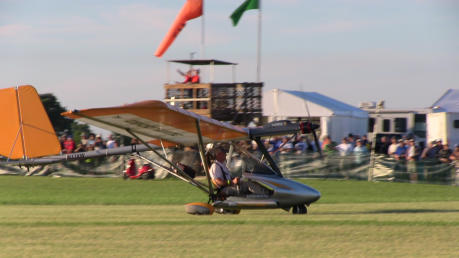 eSpyder from GreenWings battery powerd aircraft with approximately 90 minutes of flight time.