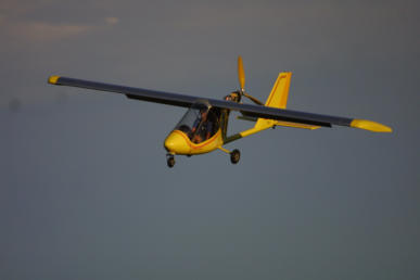 Earthstar eGull electric powered 50 HP electric aircraft using electric motorcycle technology