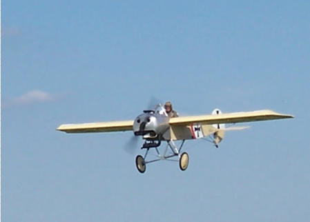 3/4 SCALE FOKKER E-III EINDECKER ULTRALIGHT AIRCRAFT.