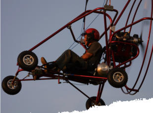 Buckeye DragonFly Ultralight Aircraft with four stroke engine and belt drive reduction system.