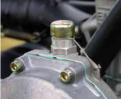 Updated Rotax gear box vent cap.