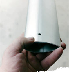 In this photo the owner has tightened a bolt to much causing the streamlined strut to crack.